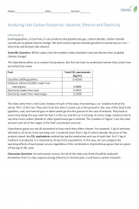 Fuel Carbon Footprints Package