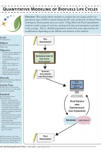 Quantitative LCA Teacher Guide