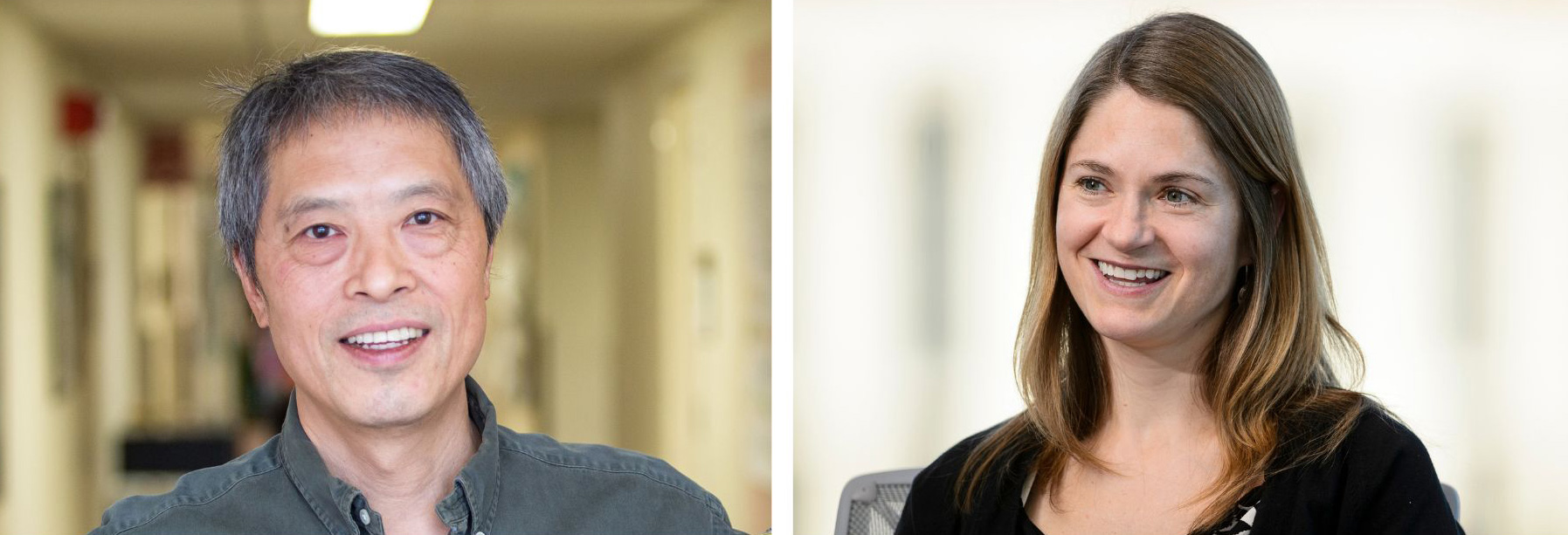 portraits of Holly Gibbs and Jiquan Chen