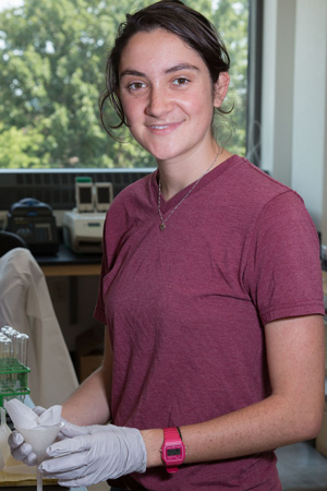 Julia Martien, UW–Madison graduate student and the study's first author