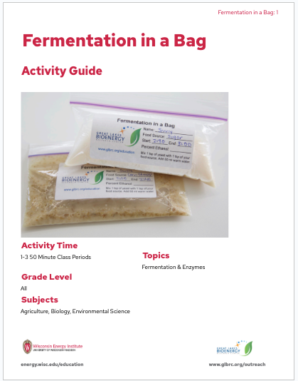 Thumbnail preview of the first page of the activity guide