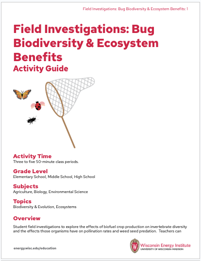 An image of the first page of the activity guide