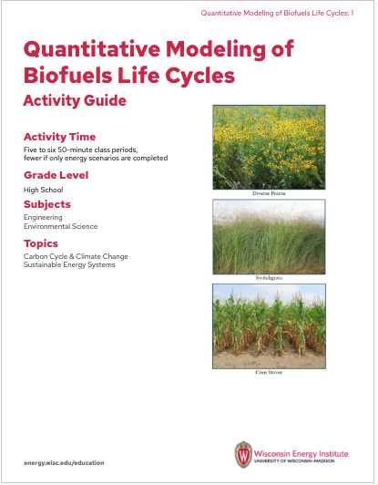 An image of the first page of the activity guide.