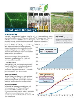 First page thumbnail of the About Great Lakes Bioenergy document