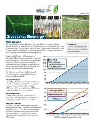 First page thumbnail of the About Great Lakes Bioenergy document