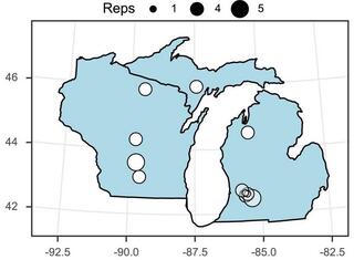 Geographical location and time span of the Marginal Land Experiment (MLE), Biofuel Cropping System Experiment (BCSE), and Scale Up experimental sites. 