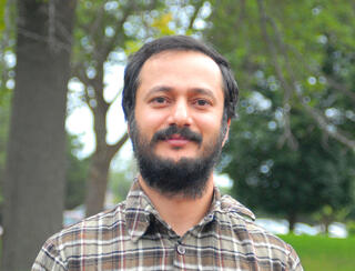 Binod Basyal, a researcher in the Plant Science Research lab at Michigan State University
