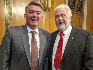 U.S. Senator Cory Gardner and GLBRC Director Tim Donohue